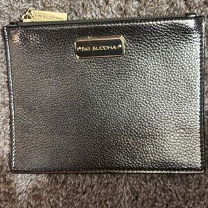 Big Buddha Metallic Silver Pouch